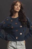 Pilcro Sequin Sweatshirt