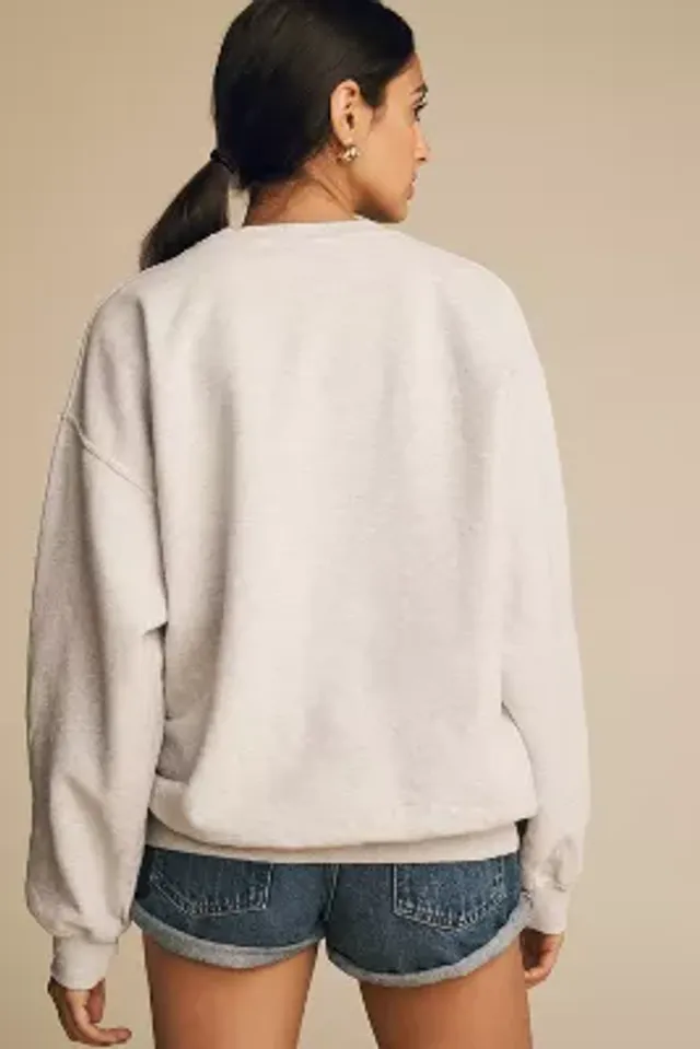 Gucci cities felted cotton sweatshirt in grey