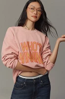 By Anthropologie Who's Winning Sweatshirt