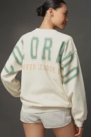 By Anthropologie Back Graphic Sweatshirt