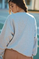 By Anthropologie Leopard City Sweatshirt