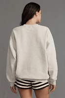 By Anthropologie Mon Amour Dogs Graphic Sweatshirt
