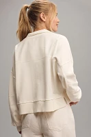 The Kamrie Pieced Popover Top by Pilcro