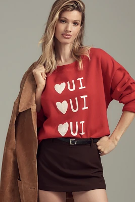Rebecca Mayfield x Anthropologie Graphic Sweatshirt