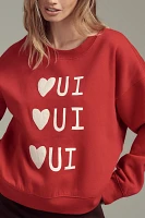 Rebecca Mayfield x Anthropologie Graphic Sweatshirt