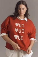 Rebecca Mayfield x Anthropologie Graphic Sweatshirt