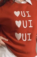 Rebecca Mayfield x Anthropologie Graphic Sweatshirt