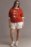 Rebecca Mayfield x Anthropologie Graphic Sweatshirt