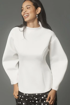 Maeve Neoprene Hourglass Pullover