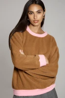 Maeve Cozy Ringer Sweatshirt