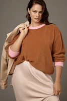 Maeve Cozy Ringer Sweatshirt