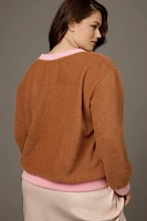 Maeve Cozy Ringer Sweatshirt