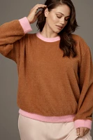 Maeve Cozy Ringer Sweatshirt