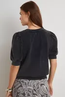 T.La Puff-Sleeved Sweatshirt