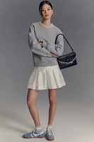 Grey Lab Pearl-Neck Sweatshirt