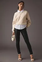 Maeve Layered Oversized Twofer Sweatshirt