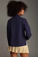 By Anthropologie Long-Sleeve Structured Button-Sleeve Top