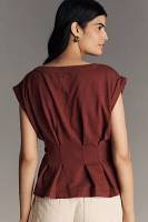 Maeve Seamed Muscle Top