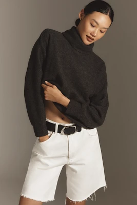 Sanctuary Everyday Rib Turtleneck Sweatshirt