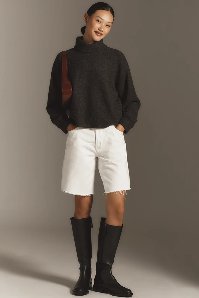 Sanctuary Everyday Rib Turtleneck Sweatshirt