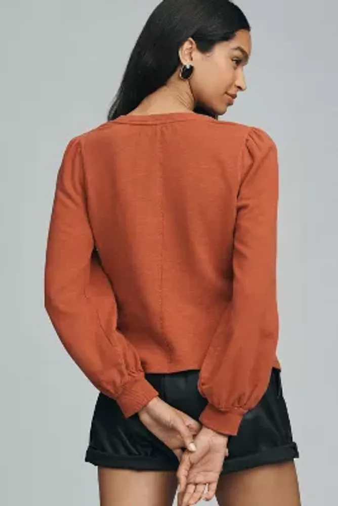 Pilcro Twist-Front Sweatshirt