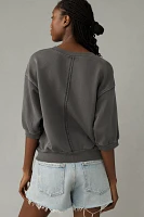 The Niki Bubble Sweatshirt by Pilcro