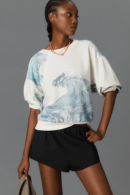 The Niki Bubble Sweatshirt by Pilcro