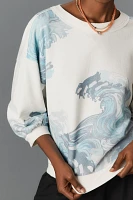 The Niki Bubble Sweatshirt by Pilcro