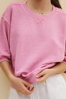 The Niki Bubble Sweatshirt by Pilcro