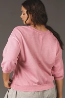 The Niki Bubble Sweatshirt by Pilcro