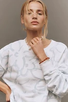 Maeve Sketchy Floral Sweatshirt