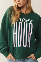 Jordan Nickson x Anthropologie Happy Hour Sweatshirt