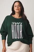 Jordan Nickson x Anthropologie Happy Hour Sweatshirt