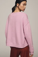 Pilcro Embroidered Sweatshirt