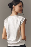 Pilcro Shiny Knit Muscle Top