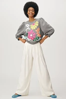 Essentiel Antwerp Hun Sequin Flower Sweatshirt