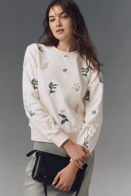 Scotch & Soda Allover Embroidery Sweatshirt