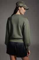 Scotch & Soda Balloon-Sleeve Crew-Neck Sweatshirt