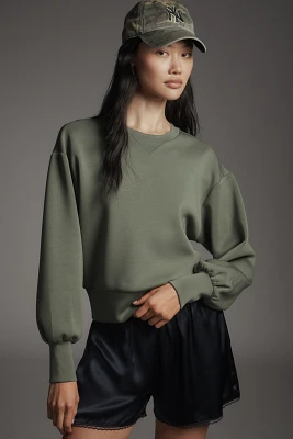 Scotch & Soda Balloon-Sleeve Crew-Neck Sweatshirt