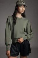 Scotch & Soda Balloon-Sleeve Crew-Neck Sweatshirt