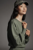 Scotch & Soda Balloon-Sleeve Crew-Neck Sweatshirt
