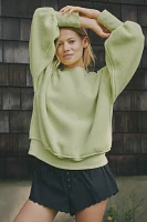 Pilcro Slouchy Crew-Neck Sweatshirt