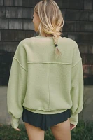 Pilcro Slouchy Crew-Neck Sweatshirt