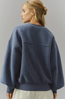 Pilcro Slouchy Crew-Neck Sweatshirt