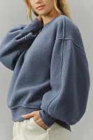 Pilcro Slouchy Crew-Neck Sweatshirt