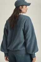 Pilcro Slouchy Crew-Neck Sweatshirt