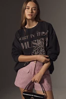 Pilcro Lost The Music Crew Neck Sweatshirt