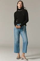 Design History Pearl-Trim Turtleneck Top