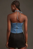 Dolan Left Coast Denim Halter Top