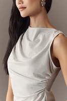 Dolan Left Coast Mock-Neck Shine Top
